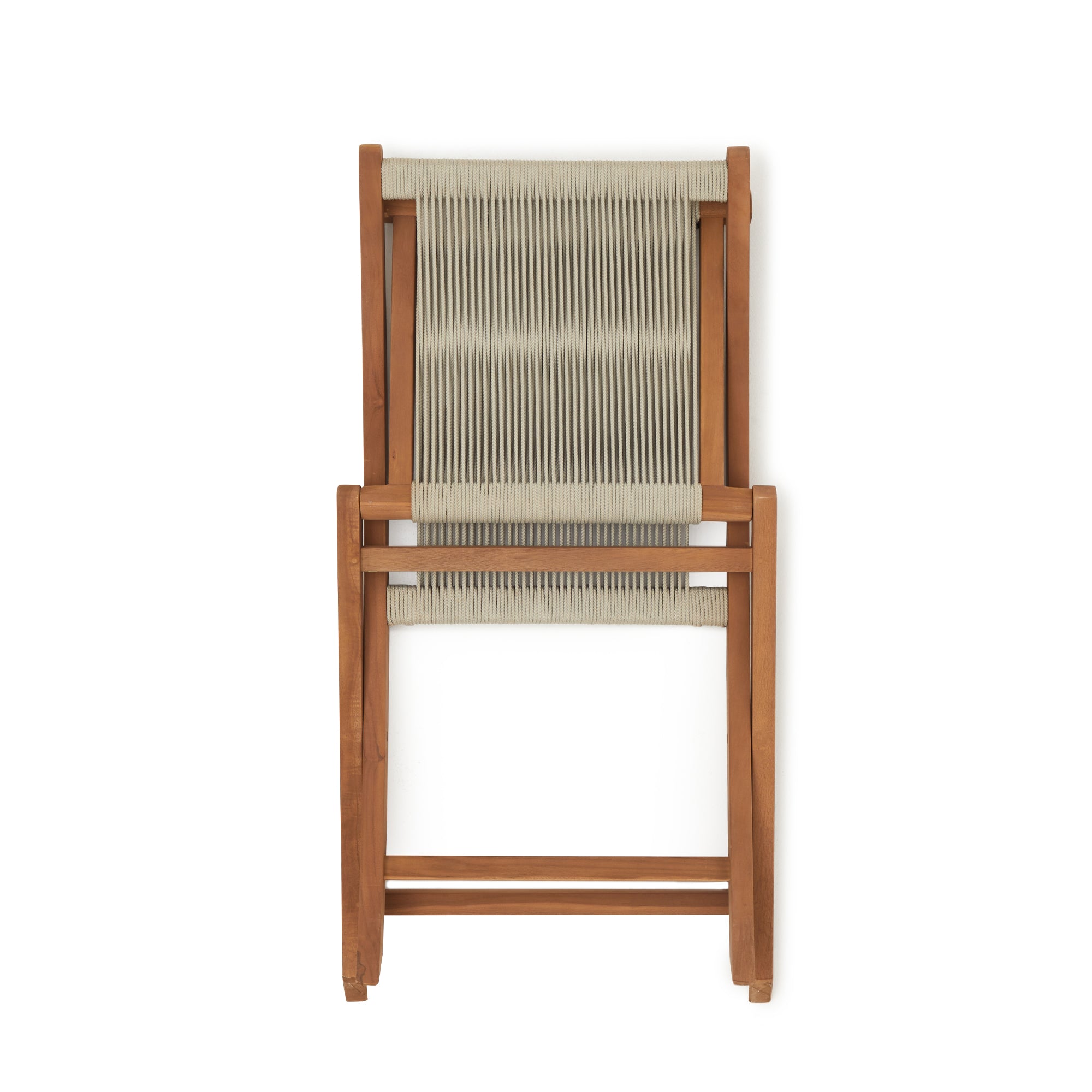 Folding Rope Chair in Teak image 9