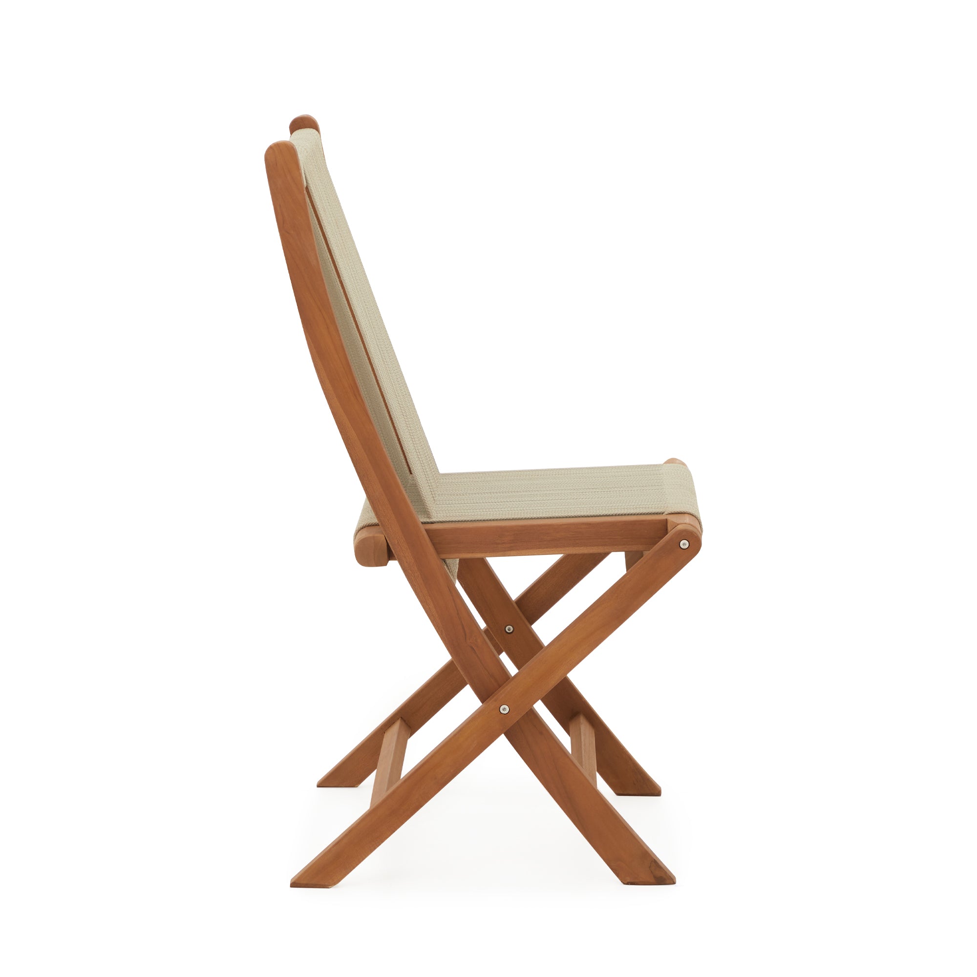 Folding Rope Chair in Teak image 5