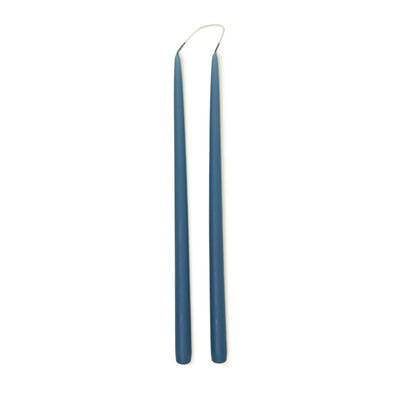 Taper Candle Pair 40cm in Denim