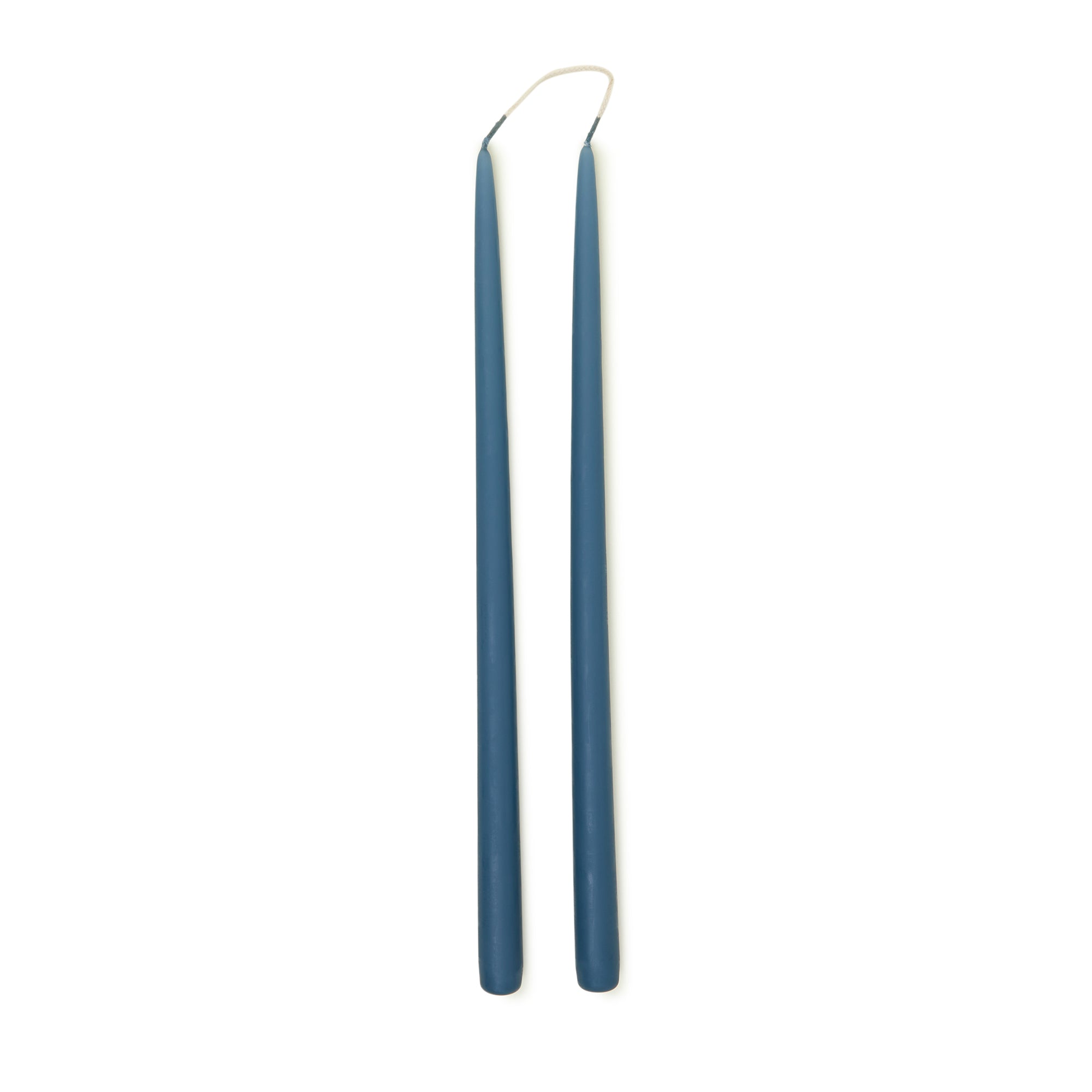 Taper Candle Pair 40cm in Denim